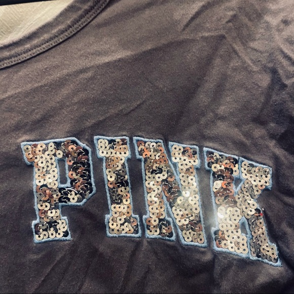 Victoria’s Secret PINK Sequined Crew Neck - Picture 6 of 13